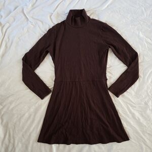 Reformation Maya Knit Long Sleeve Ribbed Dress